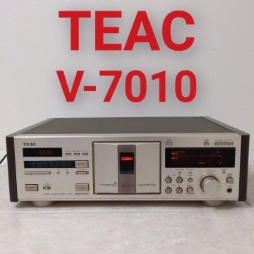 TEAC V-7010 3-Head CASSETTE DECK ティアック 3ヘッド カセットデッキ オーディオ機器 動作品