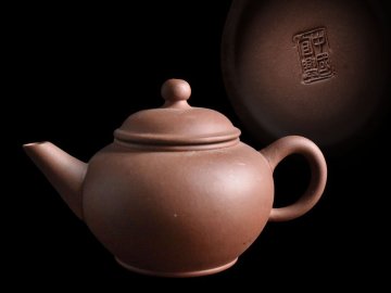 【雲】某収集家買取品 中国古玩 中国宜興 朱泥 急須 古美術品(茶器 煎茶道具 唐物 旧家蔵出)Y9608 OTgfry
