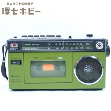 3RA30◆当時物 サンヨー MR-1978 ラジカセ ジャンク/昭和レトロ SANYO ラジオ カセットプレーヤー 日本製 送:60