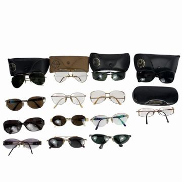 【1円 スタート】Ray-Ban Ferragamo GUCCI HOYA cazal イヴサンローラン FENDI等 メガネ サングラス セット まとめ