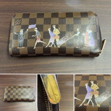 ☆LOUIS VUITTON ルイヴィトン☆ダミエ イリュストレ ジッピーウォレット ラウンドファスナー 長財布 ☆