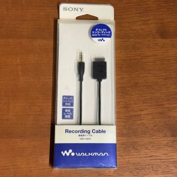未使用☆SONY☆ソニー☆ウォークマン専用　録音用ケーブル☆WMC-NWR1