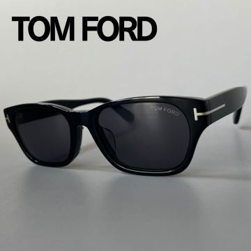 【1円スタート】 トムフォード サングラス TOM FORD ウェリントン ブラック 新品 黒 レディース メンズ アジアンフィット イタリア製