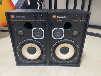 【美品/動作確認済/シリアル連番】JBL 4312M II (BK) 3ウェイ コンパクトモニタースピーカー ペア