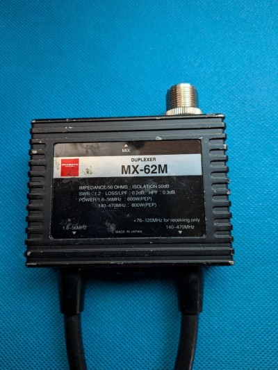 第一電波工業　 DIAMOND　 デュプレクサー　 HF-144-430 MX-62M