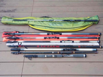 SHIMANOシマノX&minus;LINE HI&minus;POWER CARBON X 船竿釣り竿投げ竿舟竿チヌ竿Daiwaダイワ他色々釣具現状長期保管品