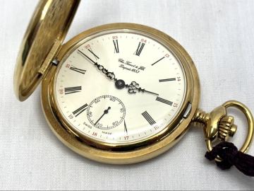 1円〜 TISSOT ティソ 懐中時計 手巻き式 ローマン数字ヴィンテージ ウォッチ MT 機械式 ゴールドカラー スモセコ レトロ 当時物 古時計