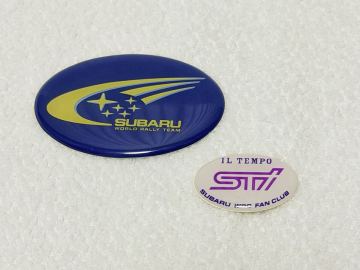 SUBARU WORLD RALLY TEAM STI 2個セット エンブレム スバル