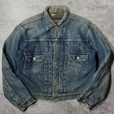 【希少ハギ付き】リーバイス　517XX 507XX 44リリーバイス　デニムジャケット　ヴィンテージ 50s セカンド オリジナル　ビックサイズ