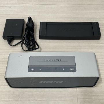 【B1496-8】【通電・動作・音出し確認済み】BOSE SoundLink Mini Bluetooth スピーカー 充電クレードル・ACアダプター付