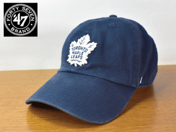 C757《未使用品》47 BRAND 47ブランド【フリーサイズ】NHL TORONTO MAPLE LEAFS メイプルリーフス 野球帽 帽子 キャップ USモデル