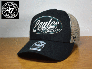 C103《未使用品》47 BRAND 47ブランド【フリーサイズ】NFL PHILADELPHIA EAGLES イーグルス 野球帽 帽子 キャップ USモデル