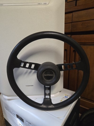 当時物、旧車、ダットサンコンペハンドル ステアリング ハコスカ ケンメリ S30Z