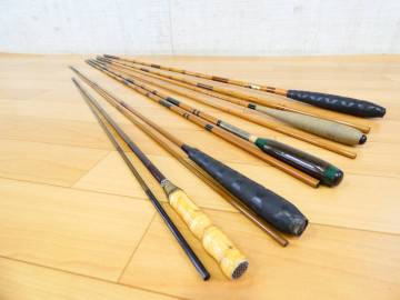 ★【USED!Daiwaなど ヘラブナ竿５セットまとめ★陽舟/旋めぐる 剣鋒/NFT 翔ヘラ/伝入斎/紫連峰 ※現状品＠120（7）】