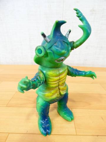 (S)◎ジャンク 当時もの ブルマァク ウルトラ怪獣 ソフビ人形 磁力怪獣 アントラー 全高約24㎝ 欠損・汚れあり 昭和レトロ ＠60(8)