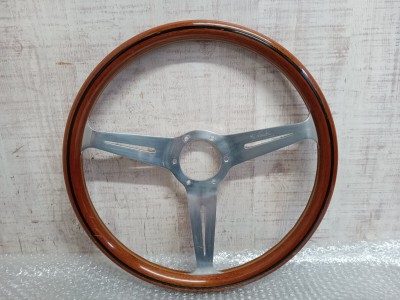 NARDI　ナルディ　 ステアリング　ウッドステアリング　CD83 木製　ハンドル　当時物　ビンテージ　 旧車　ジャンク