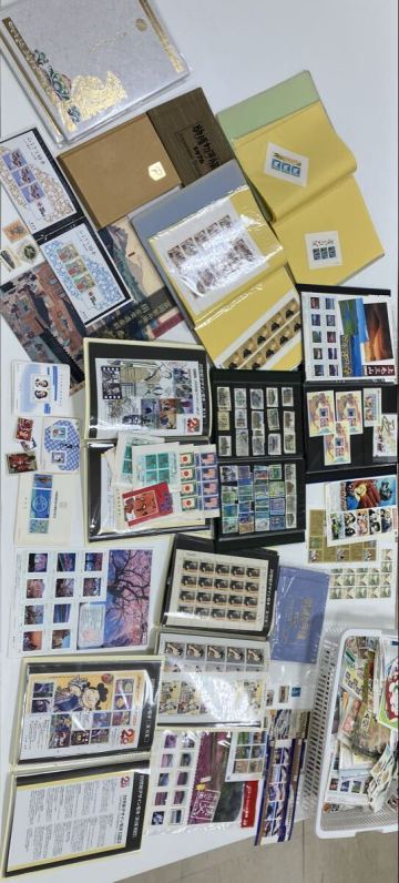 未使用切手　大量　バラ　シート　額面389,246円分