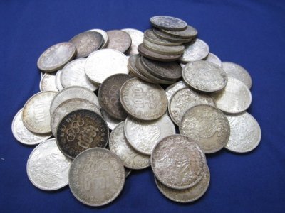 ★1円スタート 銀貨 東京オリンピック 1000円銀貨 計50枚 1000g 日本 1964年など 1枚20g 35ｍｍ 銀合金 銀92.5/銅7.5 ｛Y07331｝