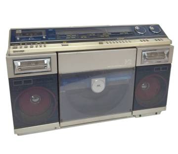 【V7-177】 中古・現状品 ★ SHARP（シャープ） ラジカセ VZ-V2 オーディオ機器 ポータブルステレオ カセットデッキ ★MO-6959