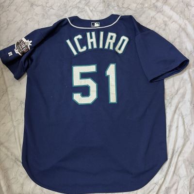 イチロー 2001年 シアトルマリナーズ 実使用/実支給 オルタネイトユニフォーム マリナーズチームストアレター付き MLB ルーキーシーズン