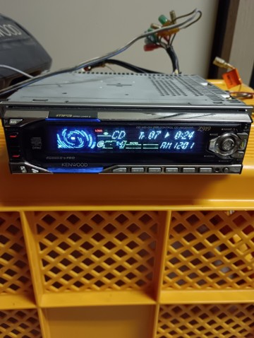KENWOOD　 Z919 CDデッキ　1DIN　動作確認OK　スペアナ　JDM