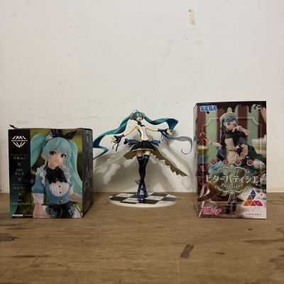 初音ミク フィギュア 4点セット (4点目は写真10枚目)ARTIST MASTERPIECE Luminasta