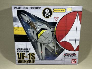 未開封新品 超時空要塞マクロス 1/55 バルキリー VF-1S バトロイドバルキリー ロイ・フォッカー 一条輝機 バンダイ 【デッドストック】