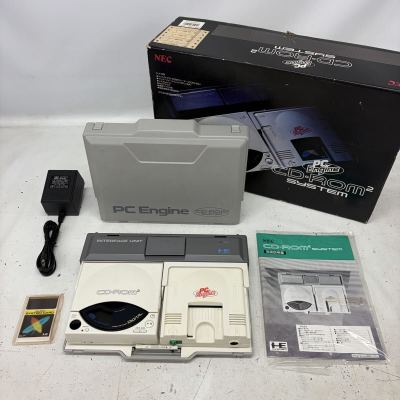 ☆1円〜☆ NEC PC Engine PC CD-ROM2 SYSTEM システム 本体 インターフェースユニット IFU-30A 取扱説明書 箱付き セット
