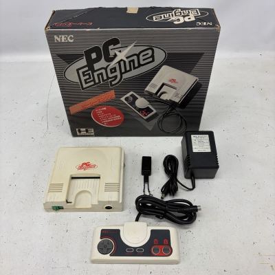 ☆1円〜☆ NEC PC 本体 PI-TG001 コントローラー PI-PD001 箱付き セット PC Engine レトロゲーム 