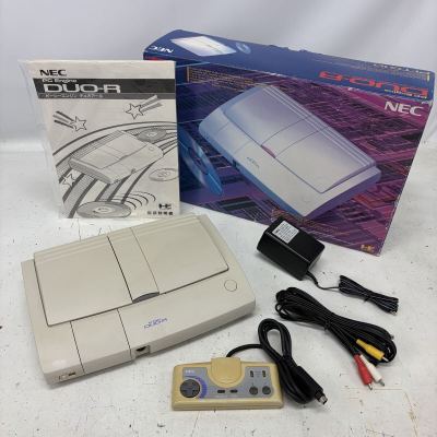 ☆1円〜☆ NEC PC DUO-R PI-TG10 本体 コントローラー アダプター 取扱説明書 箱付き セット PC Engine PCE