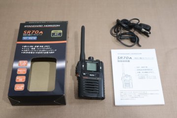 八重洲 STANDARD HORIZON SR70A 特定小電力トランシーバー 箱付 動作品 2379