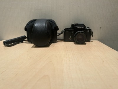 1円～!! Nikon ニコン F2 一眼レフフィルムカメラ ブラックボディ レンズ/NIKKOR 50mm 1：1.4 純正カバー 動作未確認 ジャンク 8-9