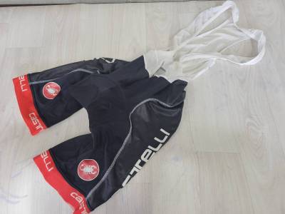 ■ 1円スタート!! CASTELLI size:M カステリ サイクルウェア ビブショーツ ロード クロス 同梱発送承中!! ZW418