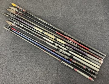 【婀】釣竿 10点 まとめ Gamakatu がまがつ DAIKO ダイコー フジ リョービ がま船 波堤 名弓 釣具 ロッド H11FD16