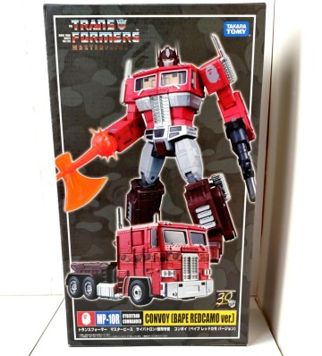 未使用　トランスフォーマー マスターピース MP-10R コンボイ BAPE REDCAMO ver. ベイプ レッドカモ Transformers フィギュア タカラトミー