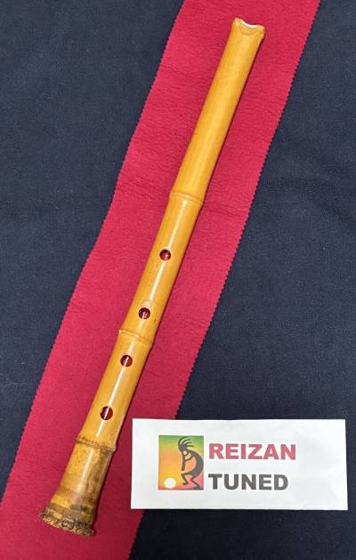 ◆地無しから地塗りへの進化の途中「秀山」1.8（D） ◆REIZAN TUNED Shakuhachi