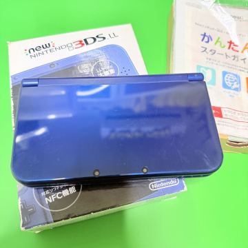 New 3DS LL 上下 IPS メタリックブルー