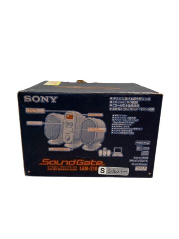 SONY SoundGate LAM-Z10 Net MD デスクトップオーディオ CD MD再生確認済 リモコン 元箱付 