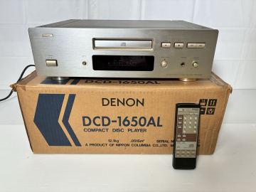 イ005 動作品 DENON デノン CDプレーヤー DCD-1650AL リモコン/元箱付 RC-255