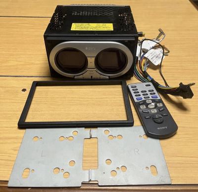 SONY WX-7700MDX CD/MD 動作確認済み 音声出力不良 リモコン・化粧パネル付きジャンク