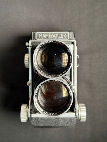 マミヤ MAMIYAFLEX ボディ SEKOR 180mm F4.5 ジャンク 蛇腹カメラ 二眼レフ
