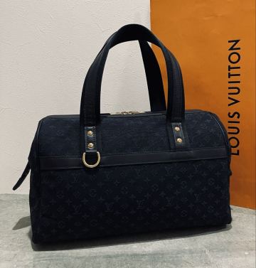 LOUIS VUITTON 未使用 モノグラム ミニ TSTブルー バッグ ルイ・ヴィトン ジョセフィーヌ ネイビー バック