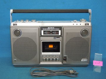 ★５６―００９★ラジカセ　ソニー ステレオ カセットコーダー CF-6500Ⅱ 動作不良 ジャンク品 昭和レトロ ビンテージ [140]