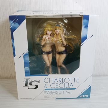 や846【送100】1円～ 未開封 アルター 1/7 IS インフィニット・ストラトス シャルロット&セシリア 水着ver. フィギュア
