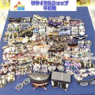 ★1円スタート★　大量　おまとめ　メガネ　サングラス　ディオール　ポリス　アディダス他　173本　度入り有　現状品