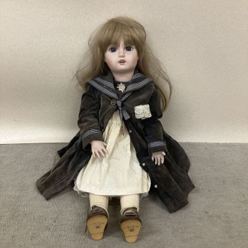 D715-T33-573 Collectors Doll CD-102 ビスクドール ジュモーリプロ セーラー服 フランス人形 西洋人形 西洋ドール アンティーク TB