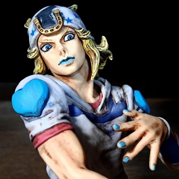 ジョニィ・ジョースター　リペイント/ジョジョの奇妙な冒険/一番くじ/フィギュア/リメイク/カスタムペイント/jojo figure repaint