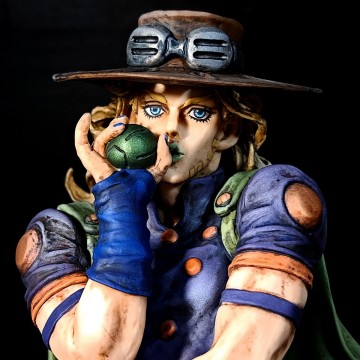 ジャイロ・ツェペリ　リペイント/ジョジョの奇妙な冒険/一番くじ/フィギュア/リメイク/カスタムペイント/jojo figure repaint