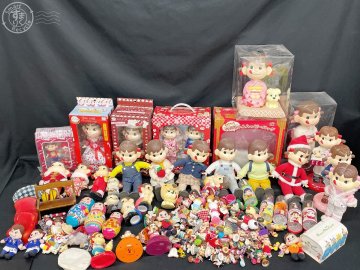 CH1000526　＊ 【ヤマト(2個口)着払い】まとめ売り 不二家 ペコちゃん ポコちゃん ソフビ人形 首振り 他 約10kg 中古 現状品 同梱不可 4