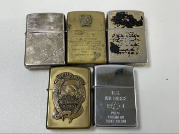 92T-7-28 ジッポ ZIPPO ライター まとめ 大量 ハーレーダビッドソン USN 等 火花着火未確認